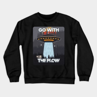 UFO GO WITH THE FLOW Crewneck Sweatshirt